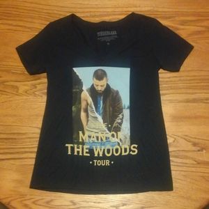 🎶 Justin Timberlake 🎵 Concert Tour Shirt Man of the Woods NSYNC 🎤 ❤️💜